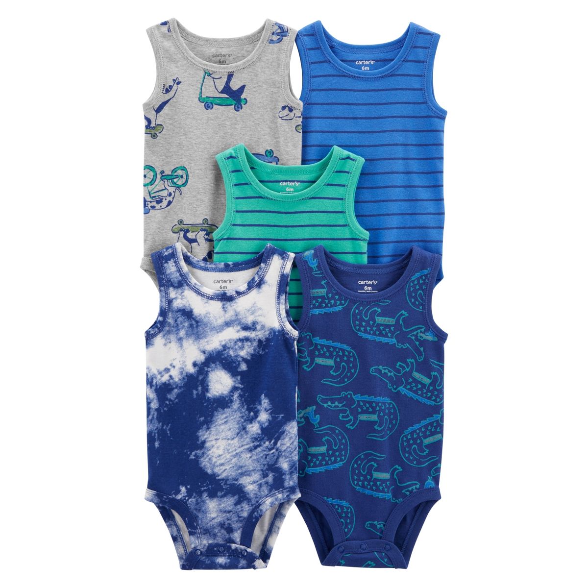 CARTER'S - Pack Bodys 5 Unidades Bebé Niño Carter's