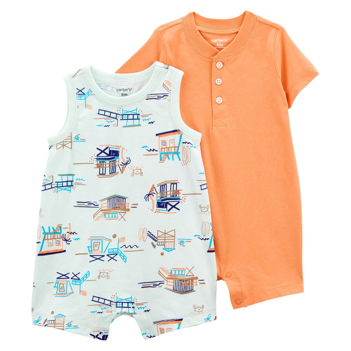 CARTER'S - Enterito Pack 2 Unidades Bebé Niño Carter's