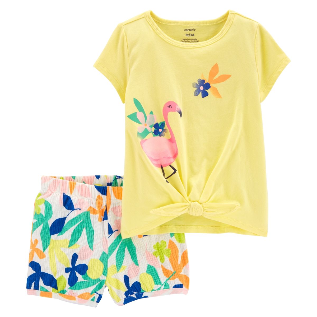 CARTER'S - Conjunto 2 Piezas Polera y Short Niña Carter's