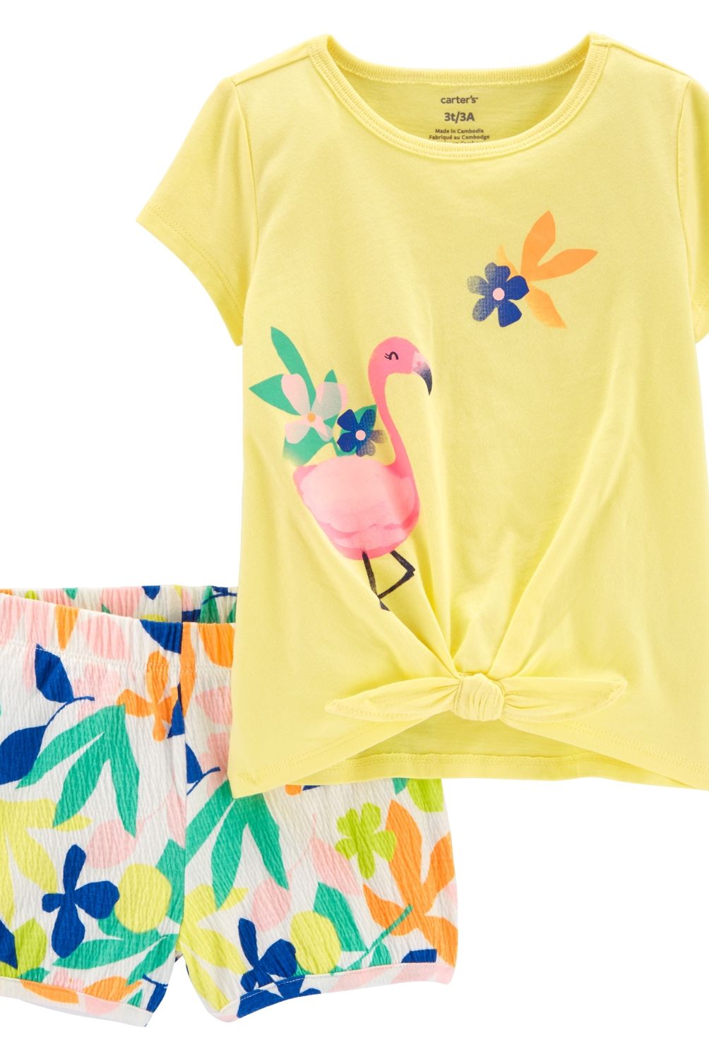 CARTER'S - Conjunto 2 Piezas Polera y Short Niña Carter's