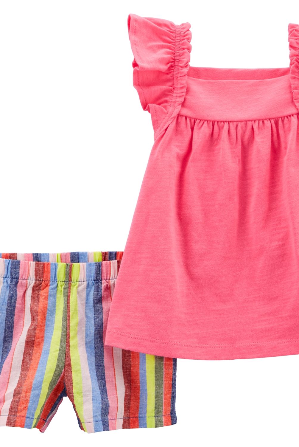 CARTER'S - Conjunto 2 Piezas Polera Y Short Bebé Niña Carter's