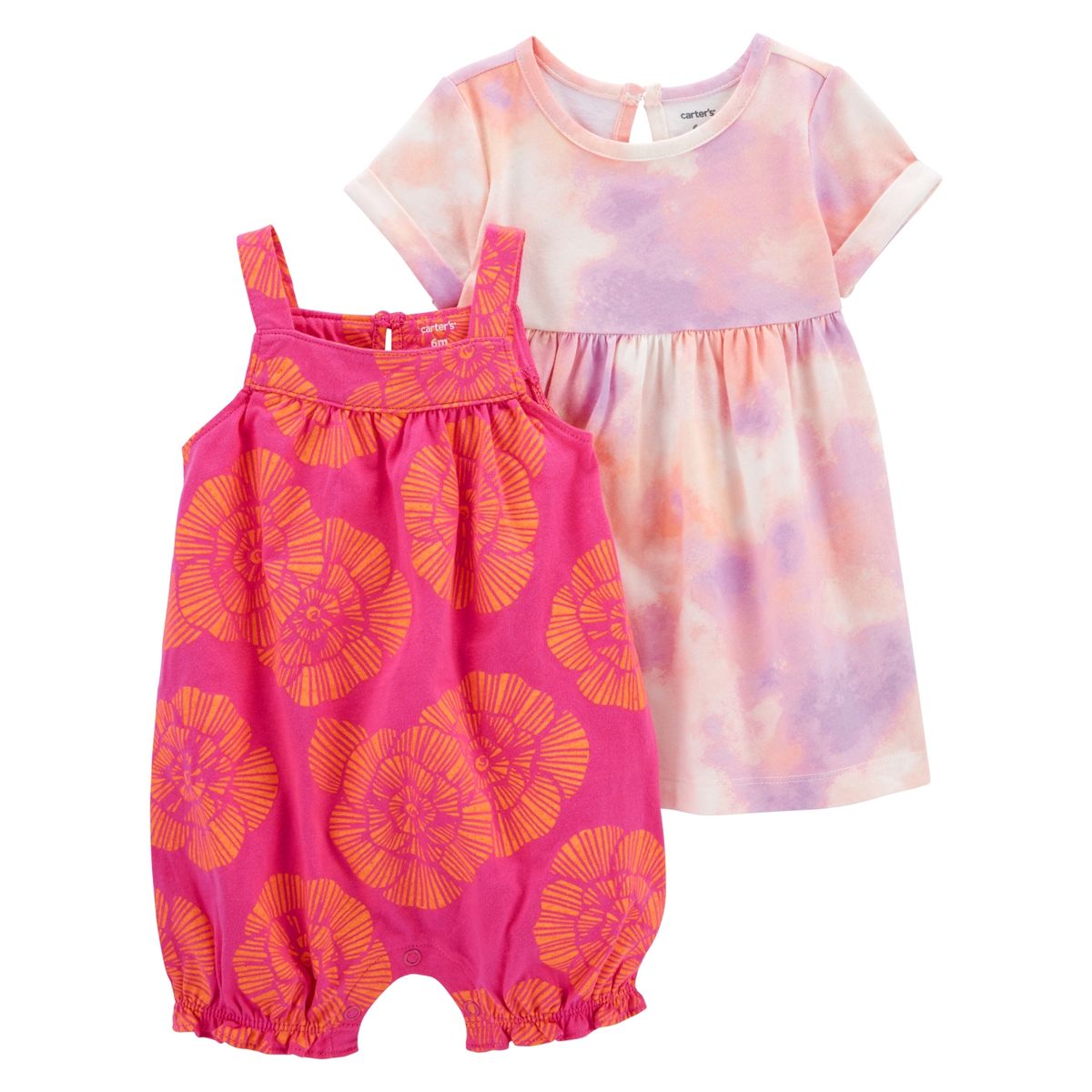 CARTER'S - Enterito y Vestido Pack 2 Unidades Bebé Niña Carter's