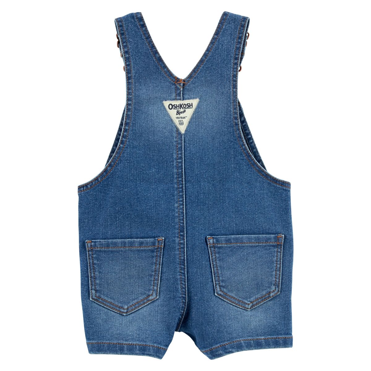 OSHKOSH - Jardinera Corta Mezclilla Bebé Niña Oshkosh