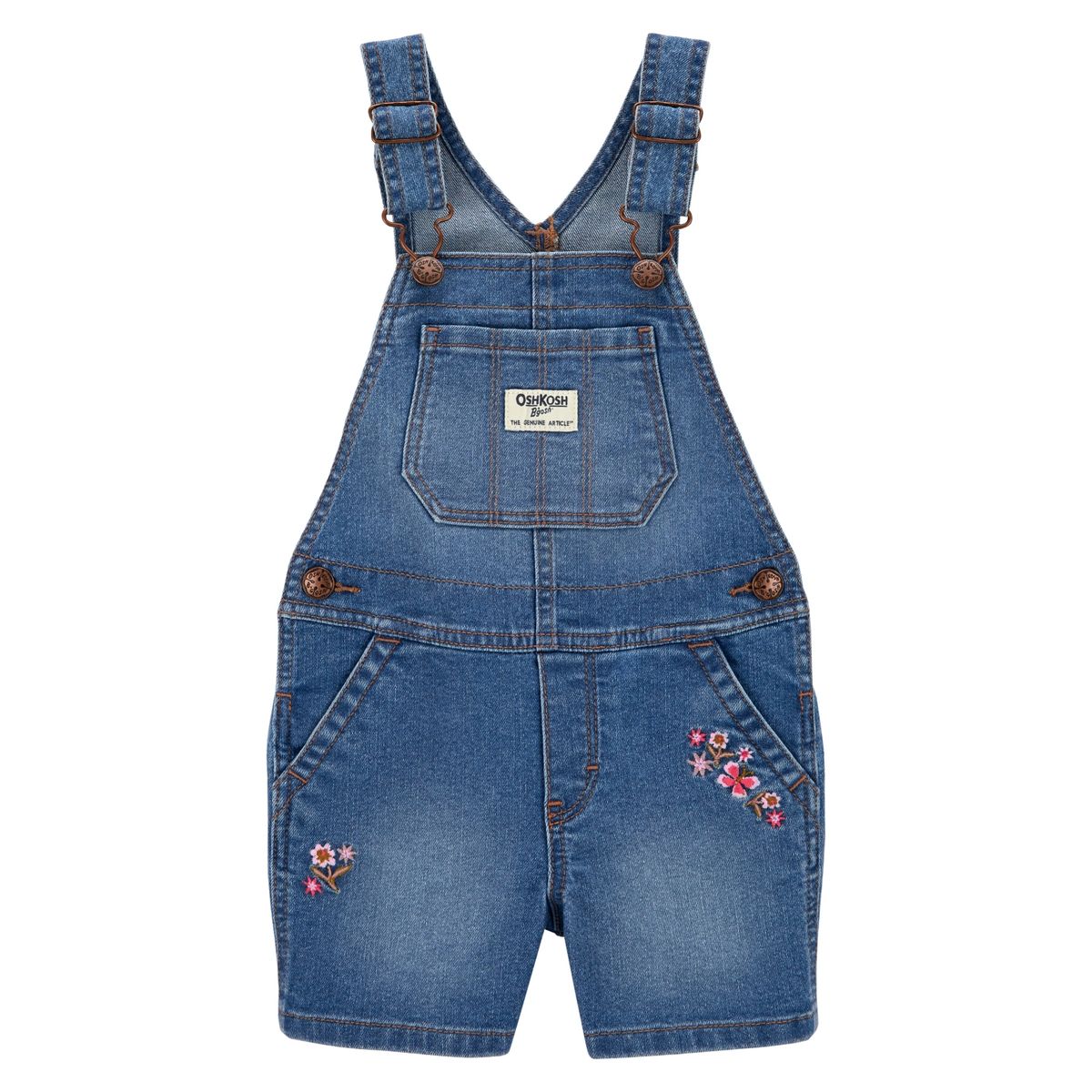 OSHKOSH - Jardinera Corta Mezclilla Niña Oshkosh