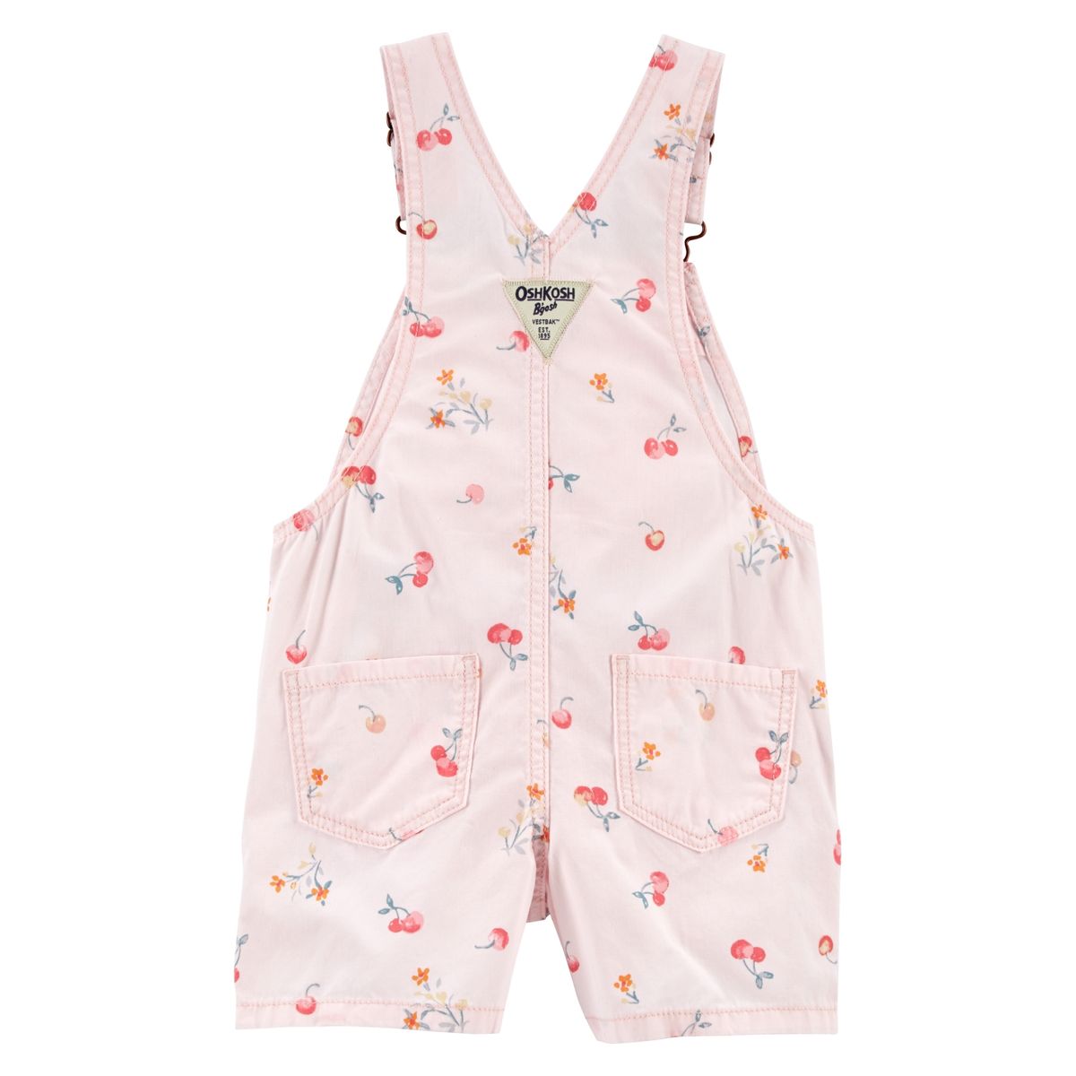 OSHKOSH - Jardinera Corta Algodón Estampada  Niña Oshkosh