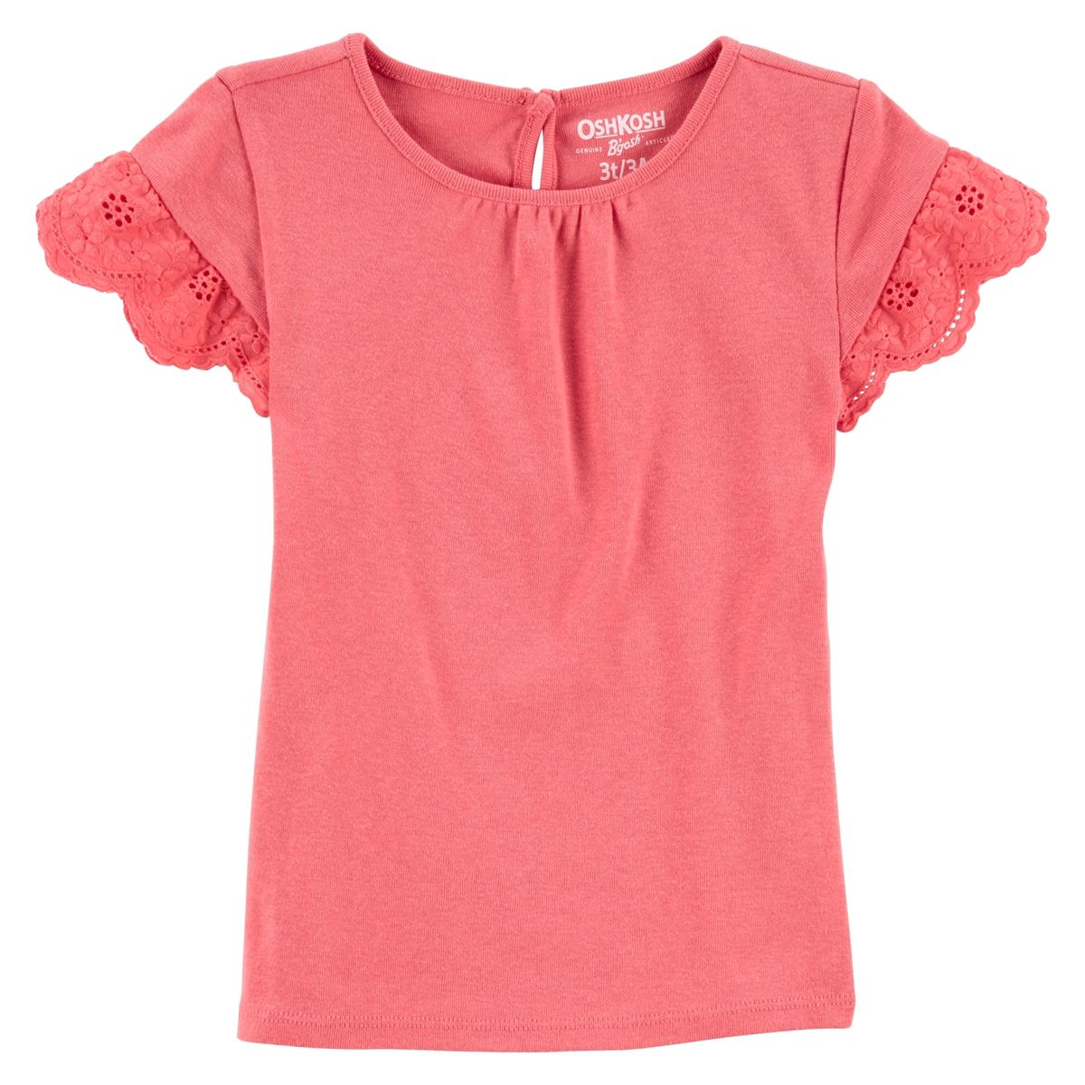 OSHKOSH - Polera Mangas Broderie Niña Oshkosh