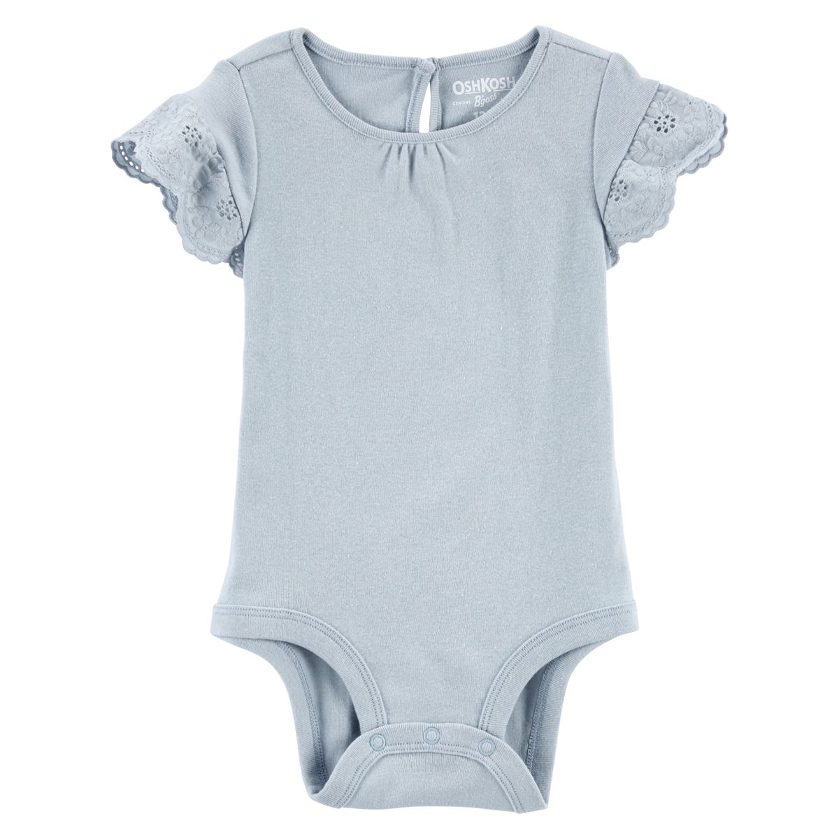 OSHKOSH - Body Mangas Broderie Bebé Niña Oshkosh