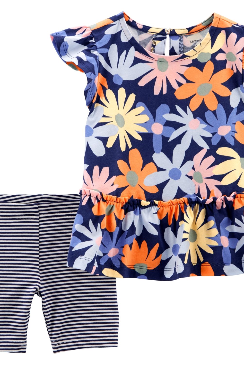 CARTER'S - Conjunto 2 Piezas Polera y Short tipo Calza Niña Carter's