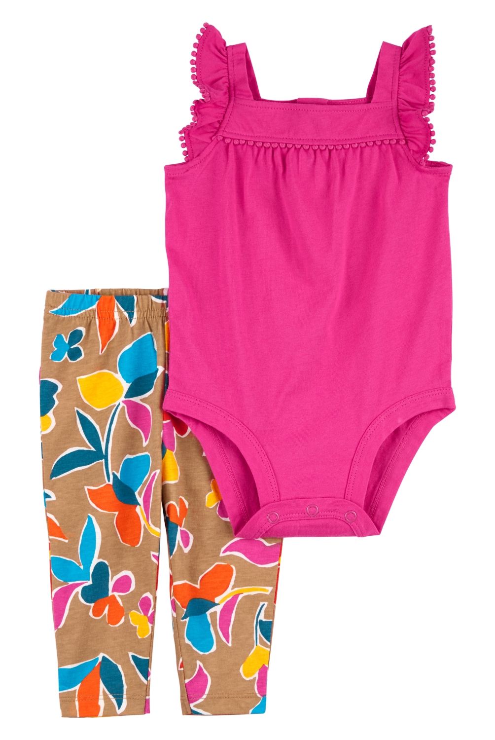 CARTER'S - Conjunto 2 Piezas Body Y Calza Bebé Niña Carter's