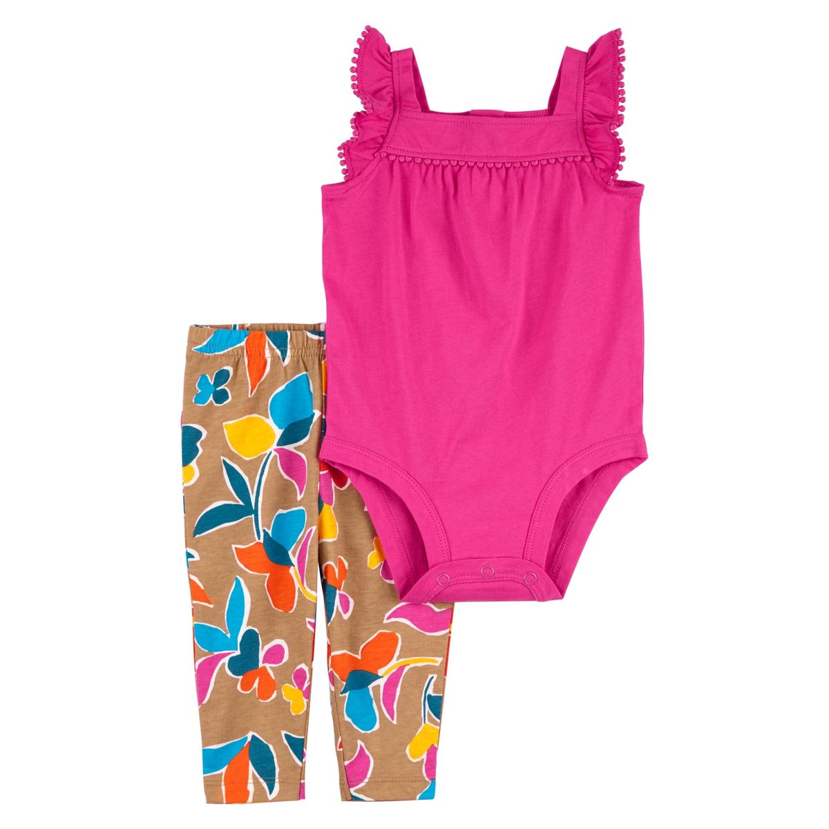 CARTER'S - Conjunto 2 Piezas Body Y Calza Bebé Niña Carter's