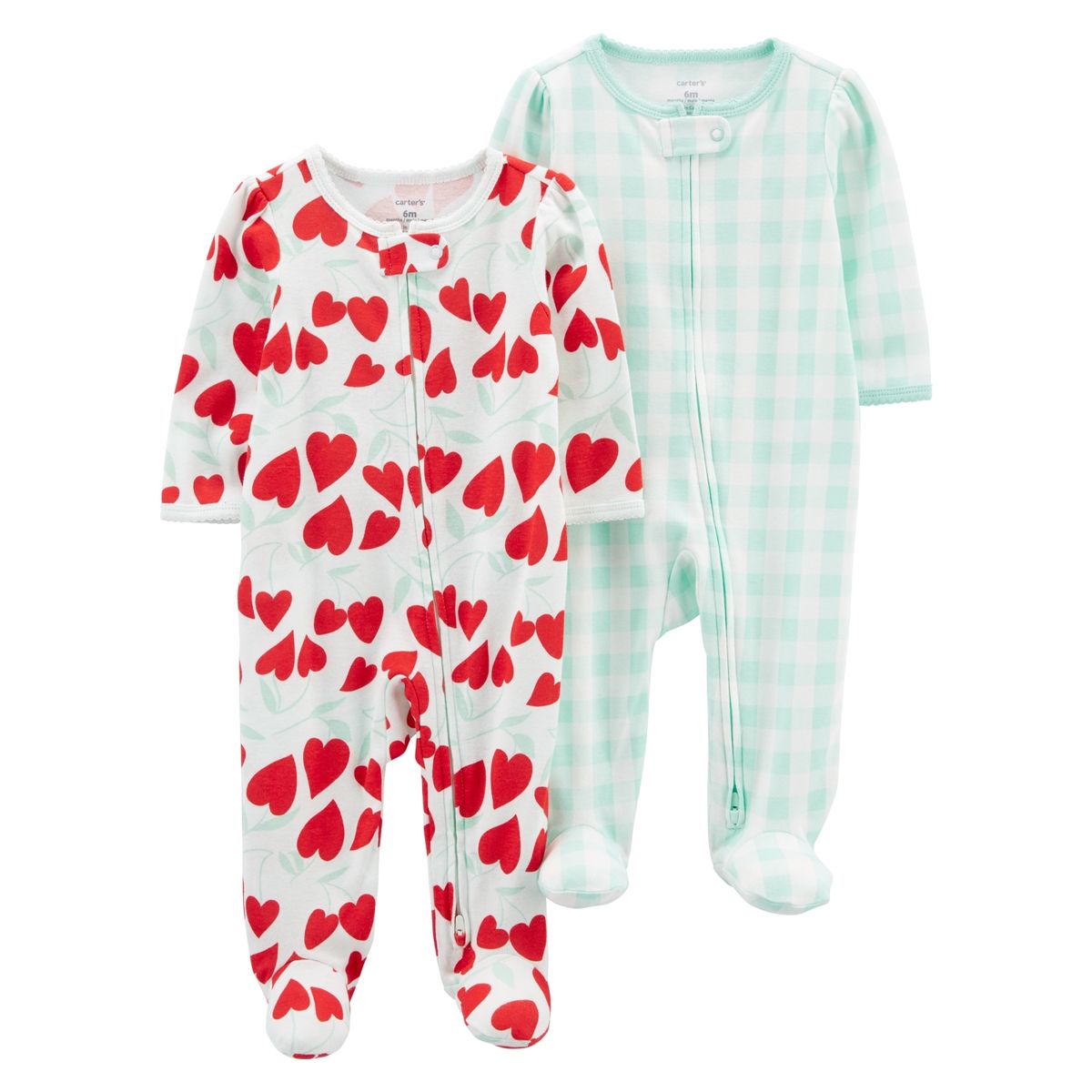 CARTER'S - Pijama Algodón Pack 2 Unidades Bebé Niña Carter's
