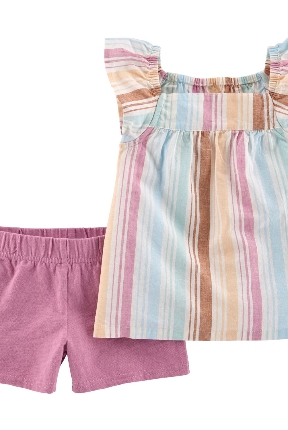 CARTER'S - Conjunto 2 Piezas Blusa y Short Bebé Niña Carter's