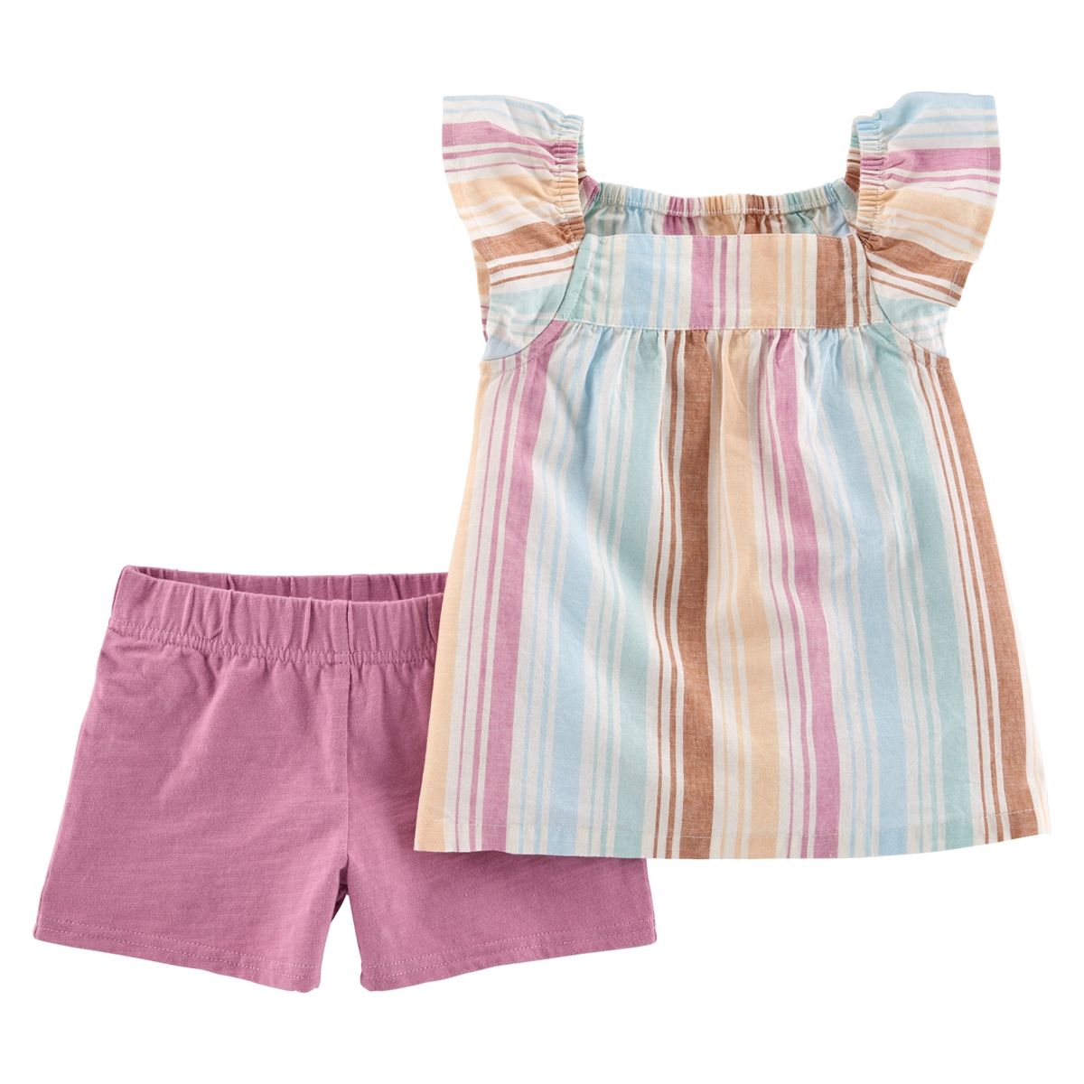 CARTER'S - Conjunto 2 Piezas Blusa y Short Bebé Niña Carter's