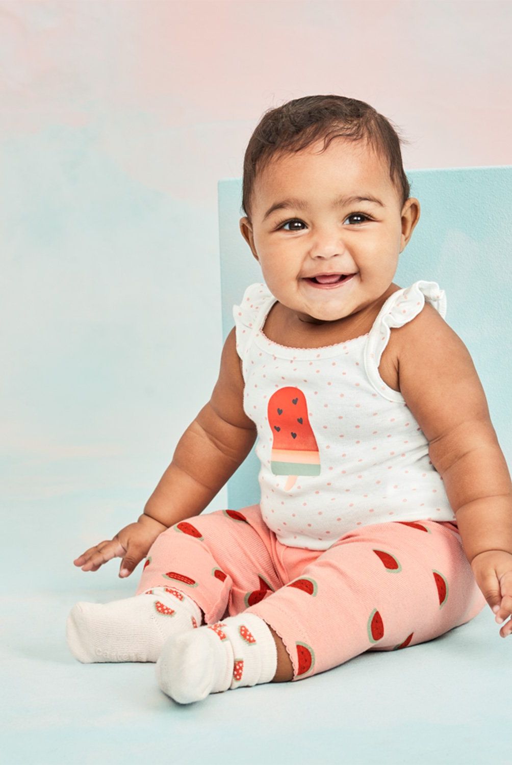 CARTER'S - Conjunto 3 Piezas Calza Y 2 Bodies Bebé Niña Carter's