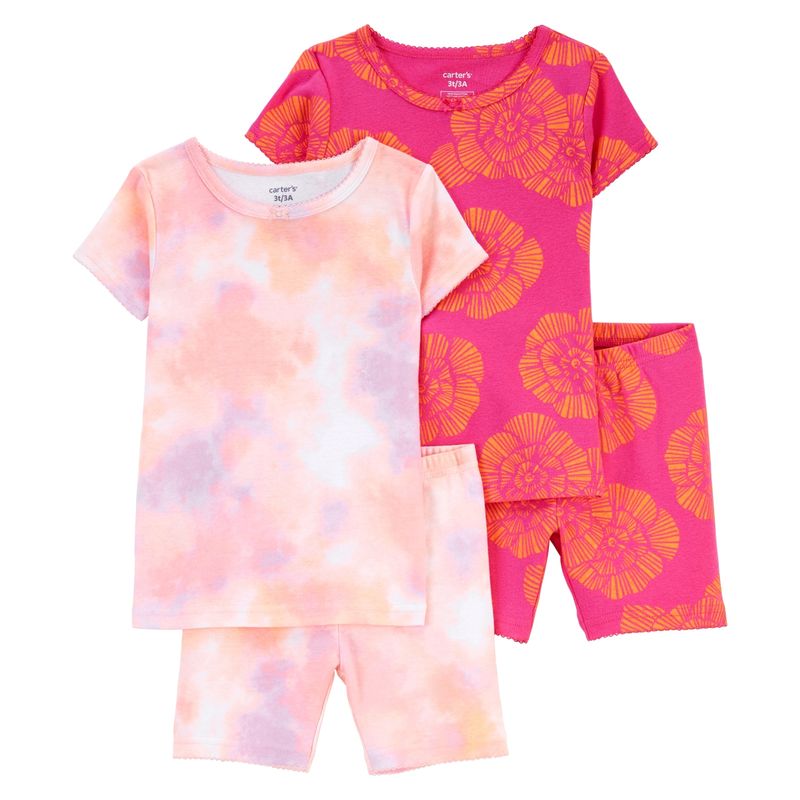 CARTER'S - Pijama 4 Piezas Bebé Niña Carter's