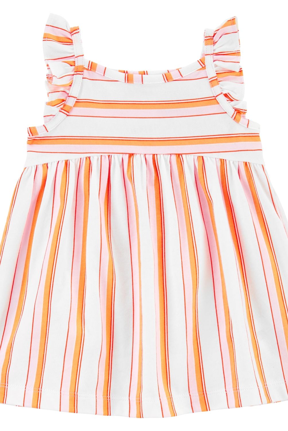 CARTER'S - Vestido Rayas Con Cubre Pañal Bebé Niña Carter's