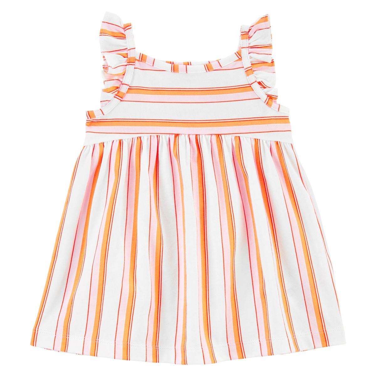 CARTER'S - Vestido Rayas Con Cubre Pañal Bebé Niña Carter's