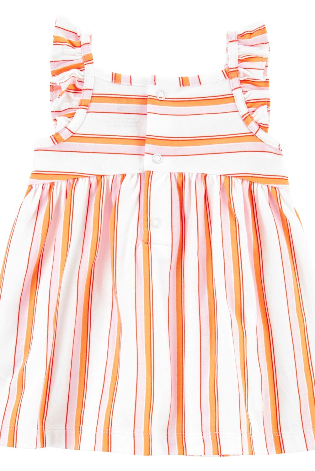 CARTER'S - Vestido Rayas Con Cubre Pañal Bebé Niña Carter's