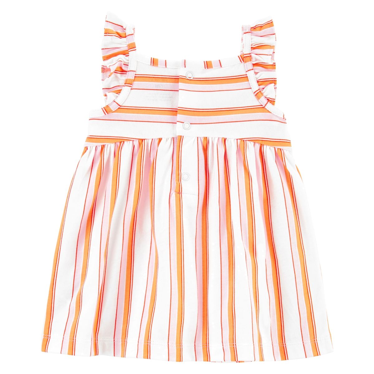 CARTER'S - Vestido Rayas Con Cubre Pañal Bebé Niña Carter's