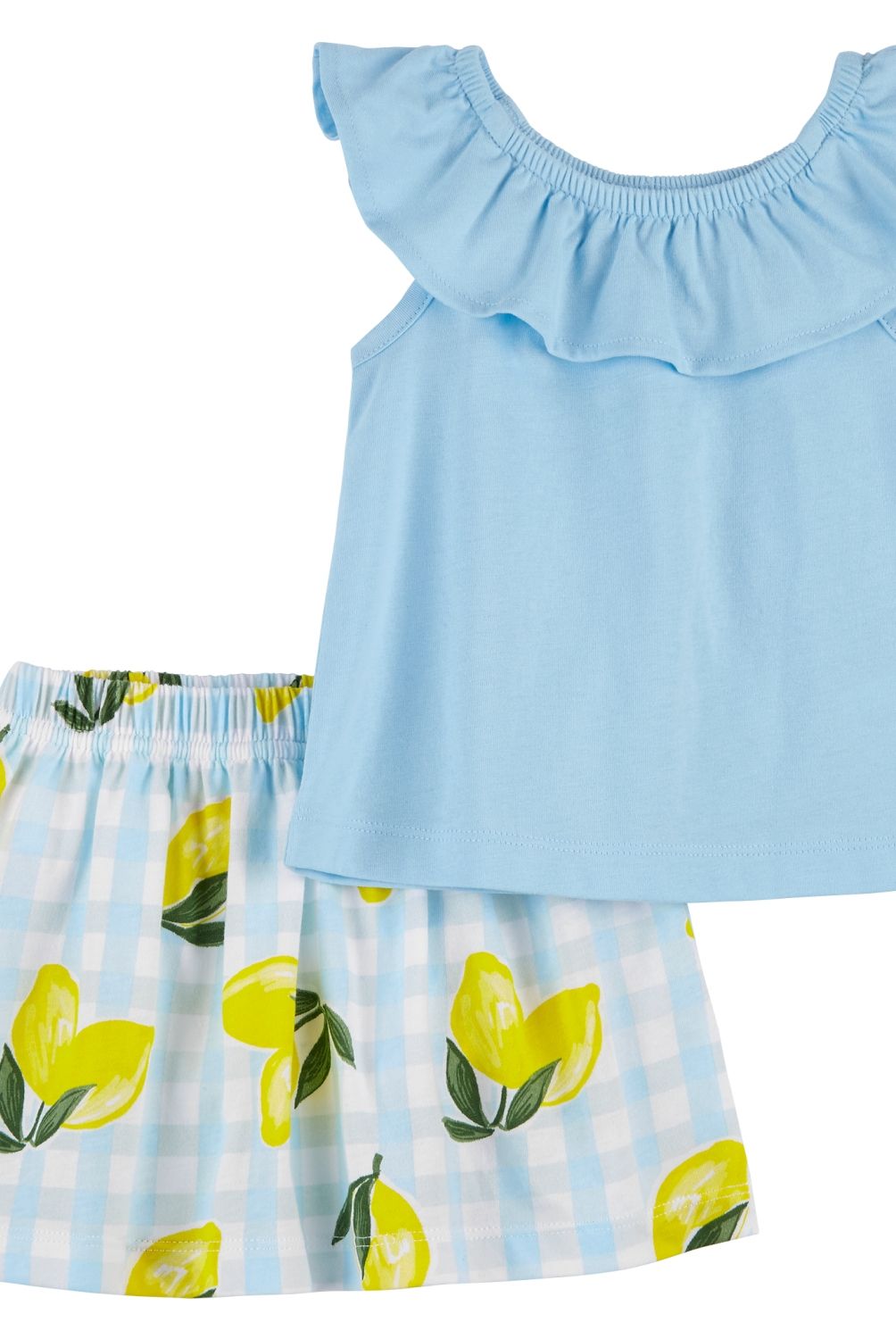 CARTER'S - Conjunto 2 Piezas Polera y Falda Bebé Niña Carter's