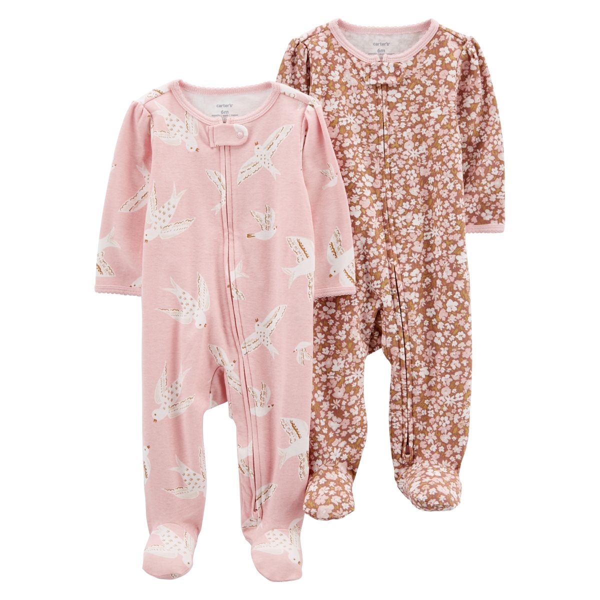 CARTER'S - Pijama Algodón Pack 2 Unidades Bebé Niña Carter's