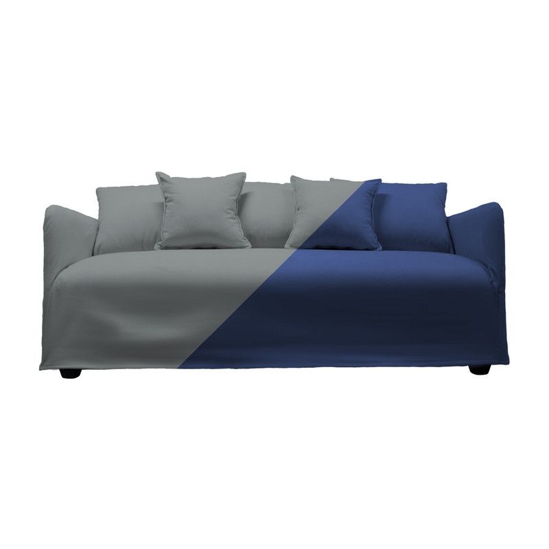 SOFAS HOME - SOFA DUA 2 FUNDAS COLOR INTERCAMBIABLE CHENILLE