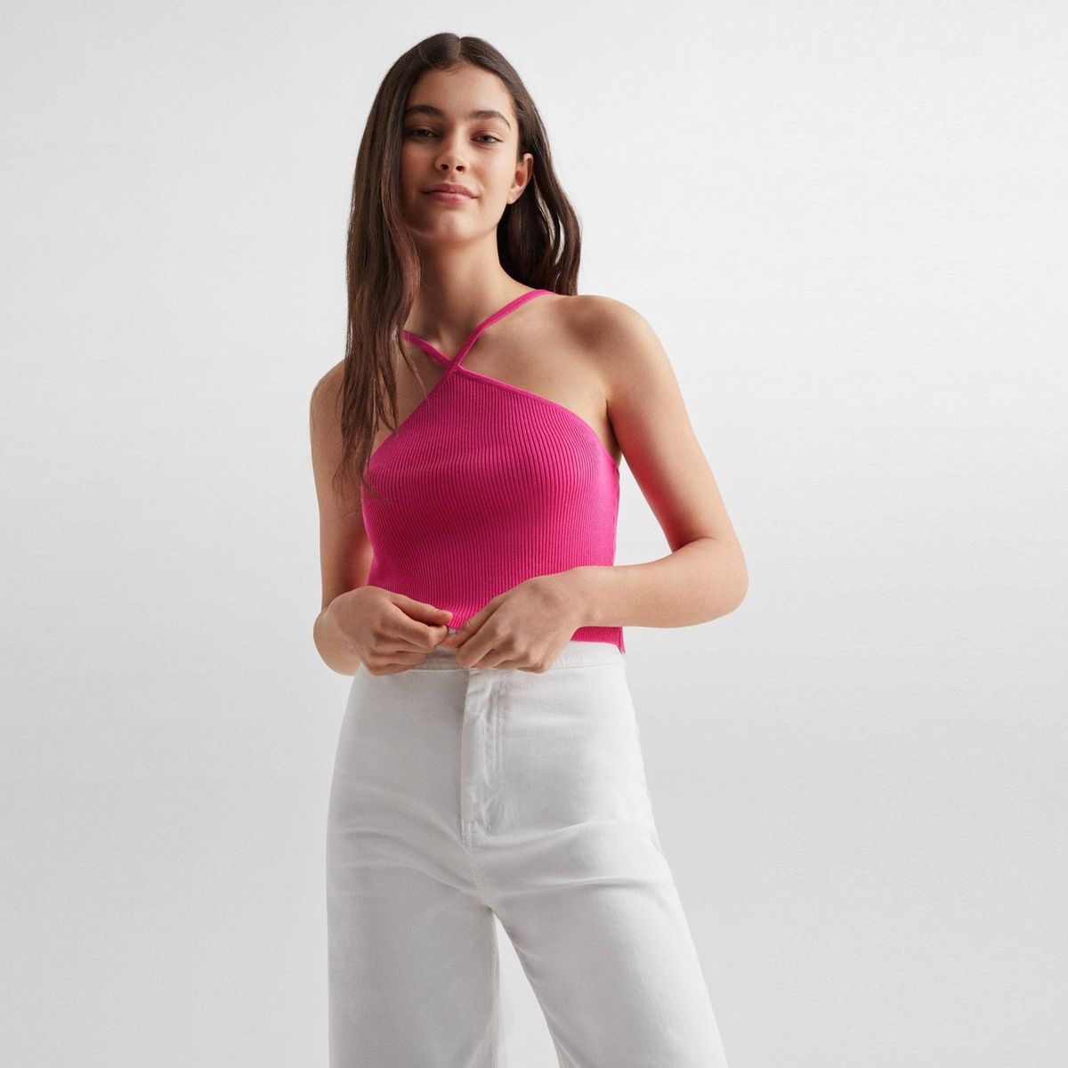 MANGO TEEN - Top Cruzado Canalé Niña Mango Teen