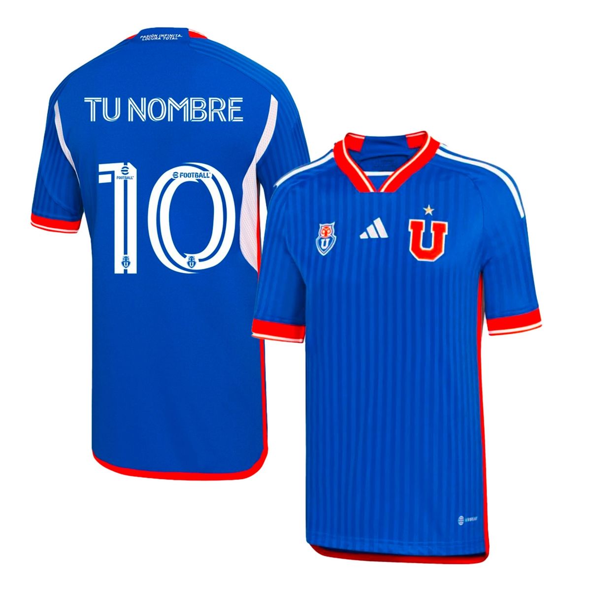 ADIDAS - Camiseta De Fútbol Personificable Niño Universidad De Chile Local Adidas