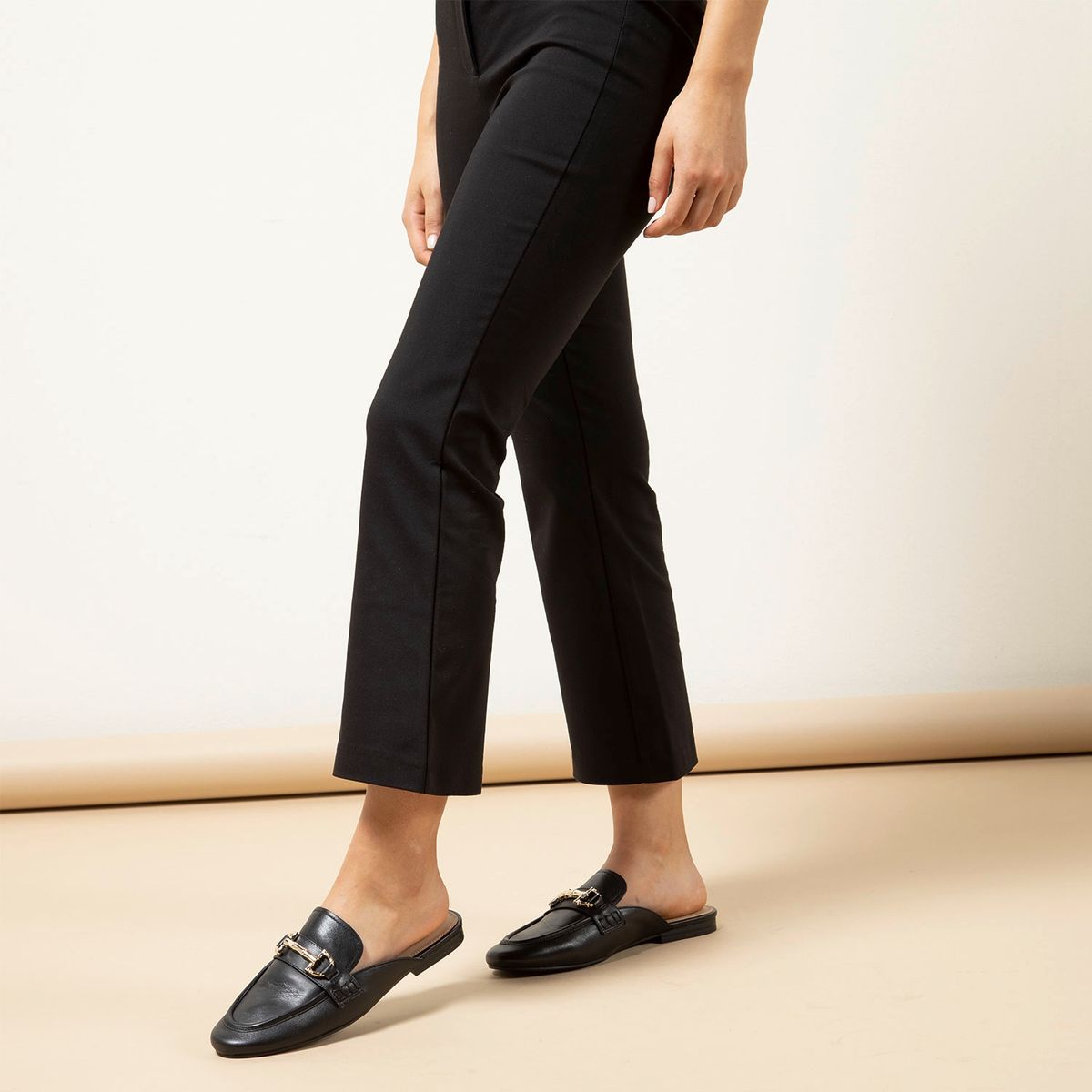 ALDO - Moska Babucha Mujer Cuero Negro Aldo