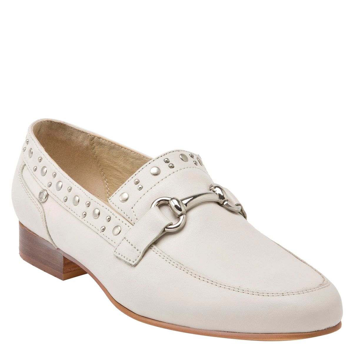 POLLINI - Zapato Casual Mujer Cuero Blanco Pollini