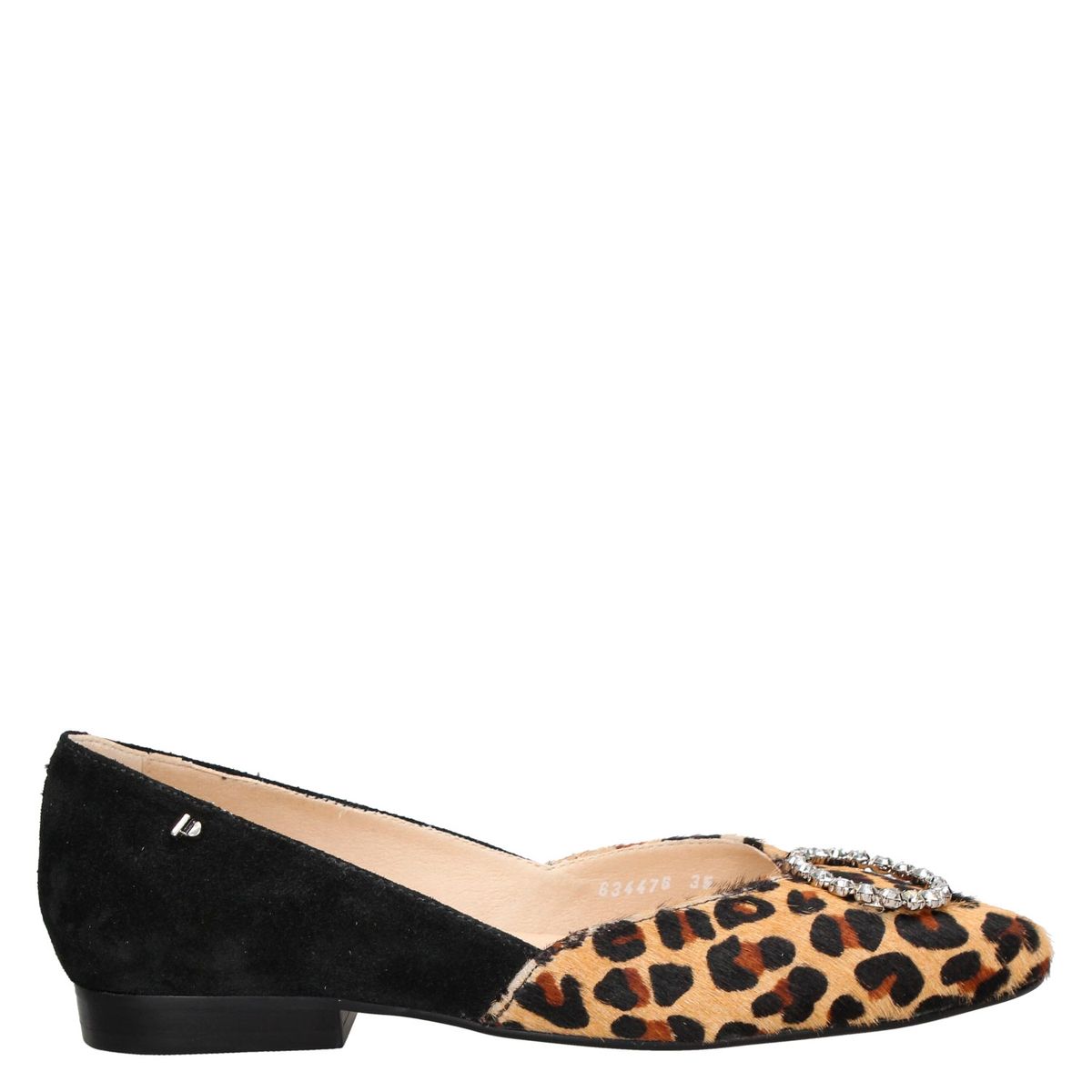 POLLINI - Zapato Mujer Cuero Animal Print Pollini