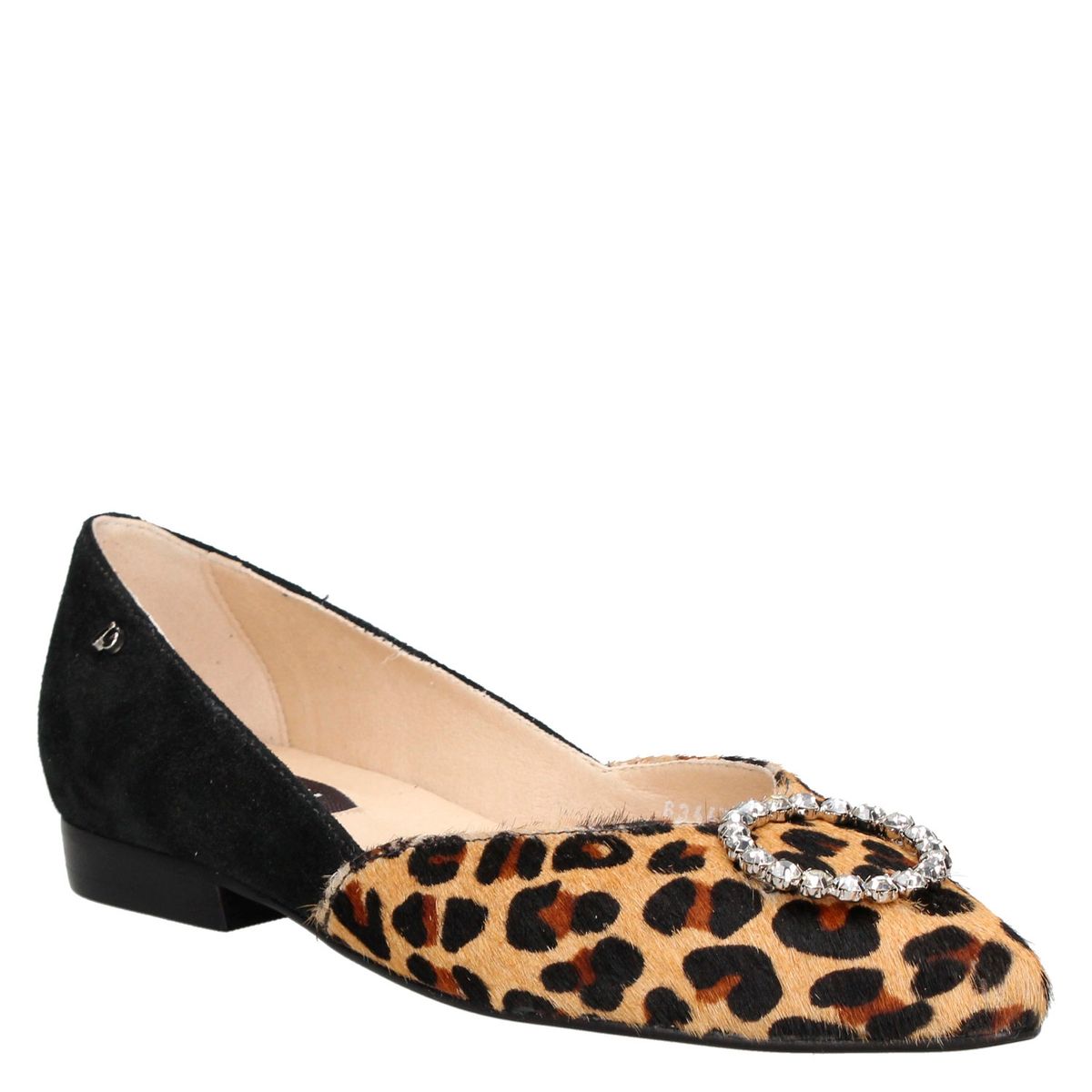 POLLINI - Zapato Mujer Cuero Animal Print Pollini