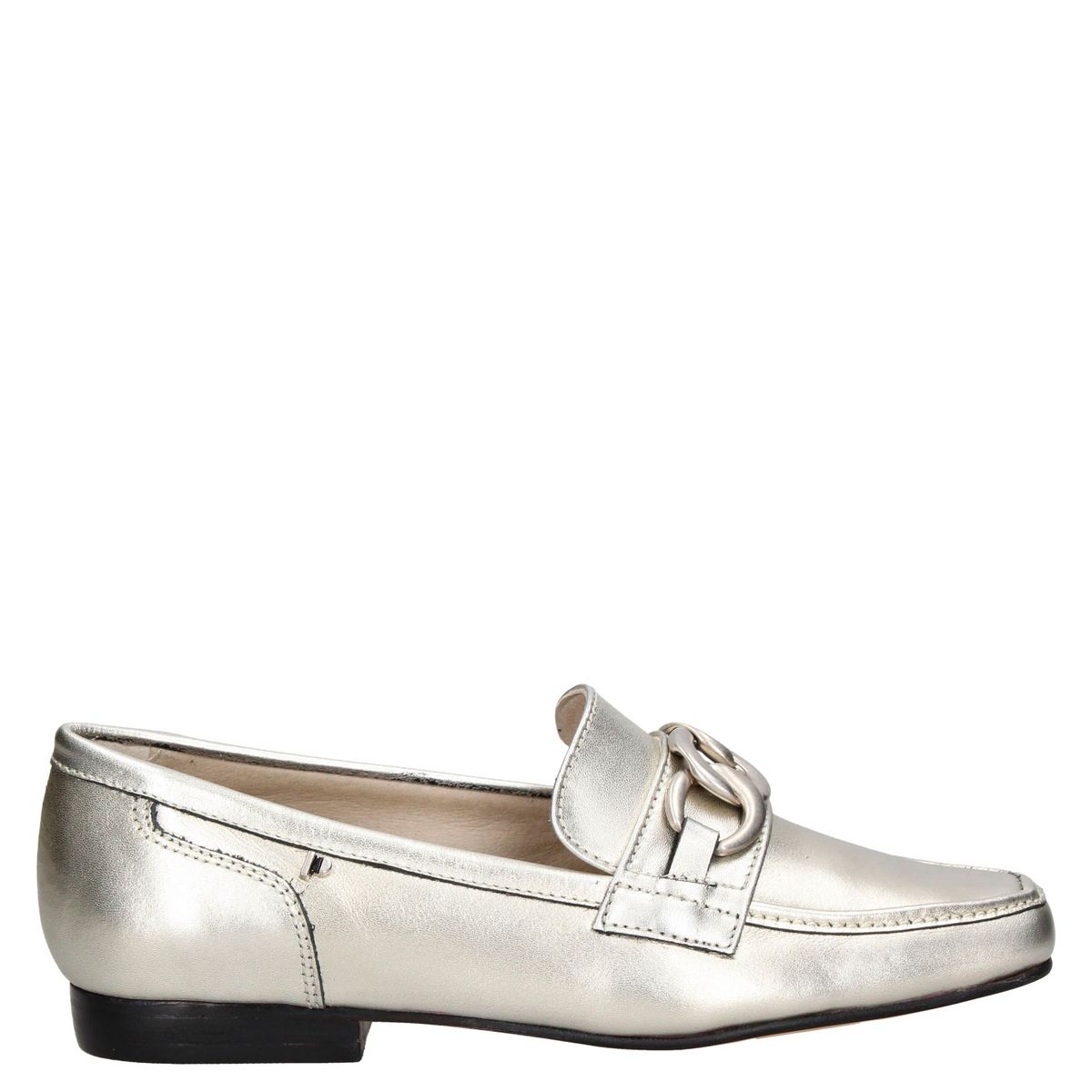 POLLINI - Zapato Casual Mujer Cuero Plateado Pollini