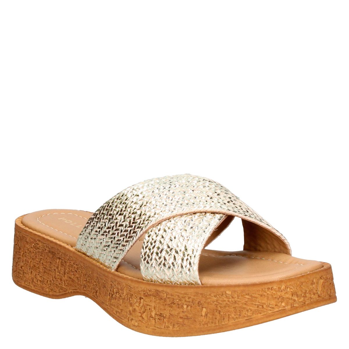 POLLINI - Sandalia Mujer Plateado Pollini