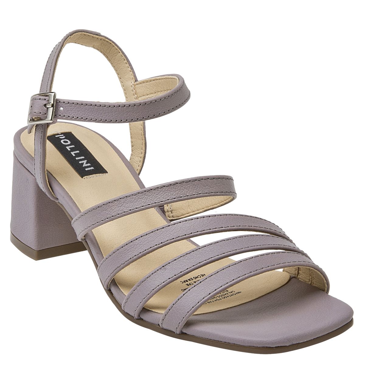 POLLINI - Sandalia Mujer Cuero Lila Pollini