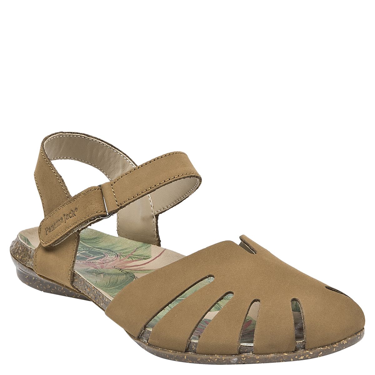 PANAMA JACK - Sandalia Plana Mujer Cuero Café Panama Jack