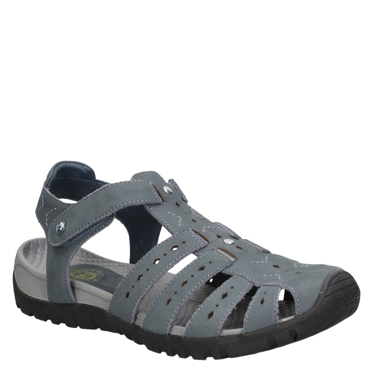 PANAMA JACK - Sandalia Mujer Cuero Azul Panama Jack