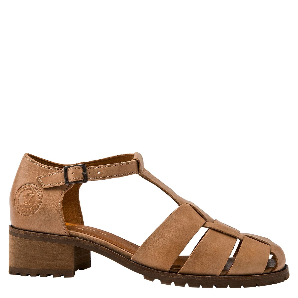 PANAMA JACK - Sandalia Mujer Cuero Café Panama Jack