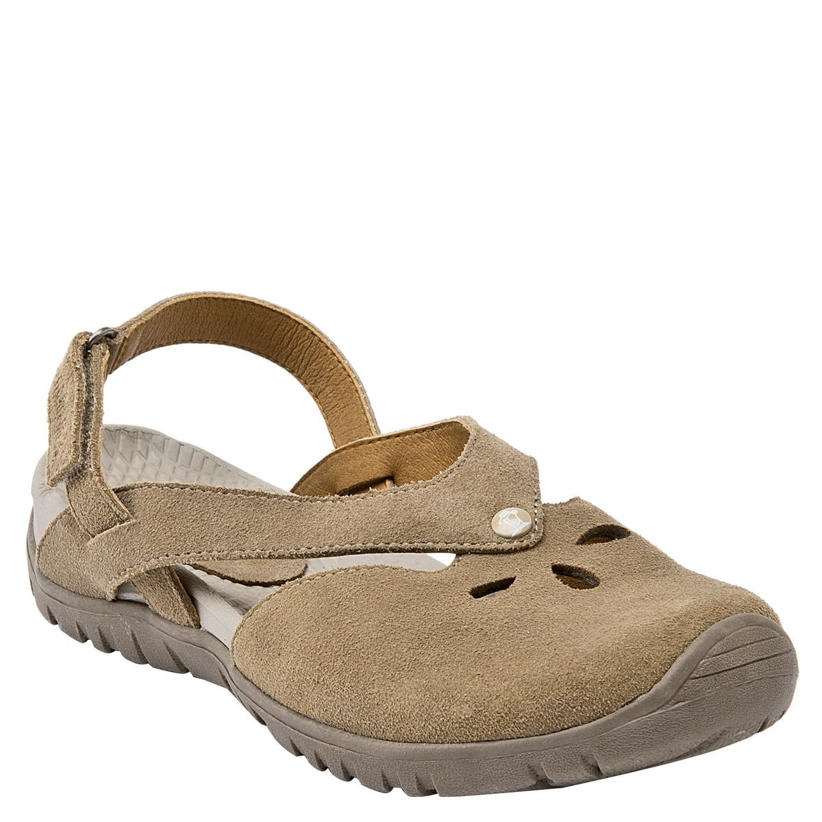 PANAMA JACK - Sandalia Plana Mujer Cuero Beige Panama Jack