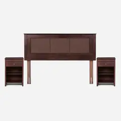 ROSEN - Set Muebles Rachel 2 Plazas Chocolate