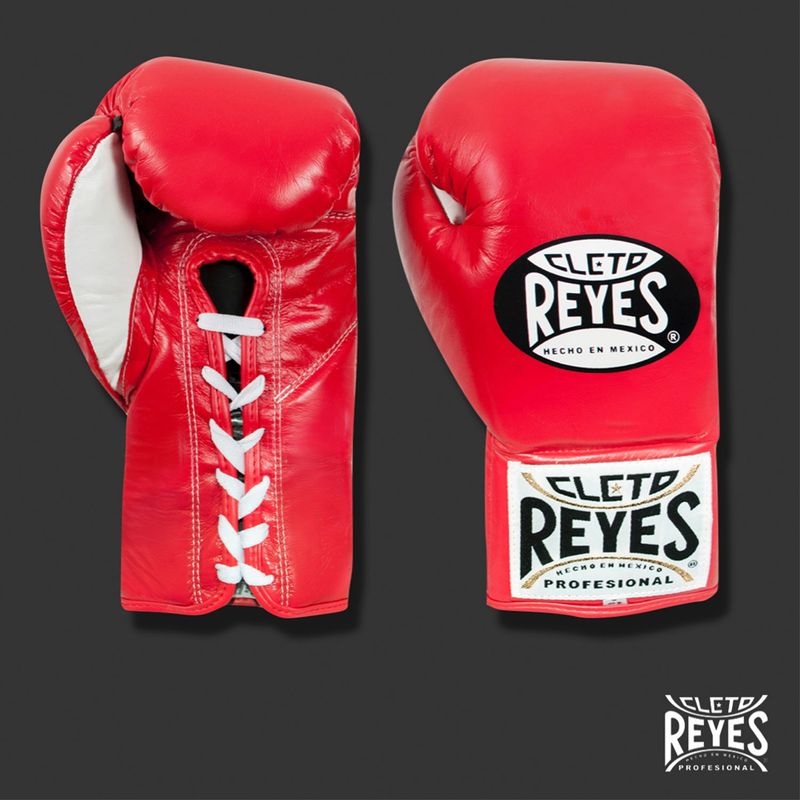 CLETO REYES - Guante Profesional En Piel De Res De 8 Oz Rojo Cleto Reyes