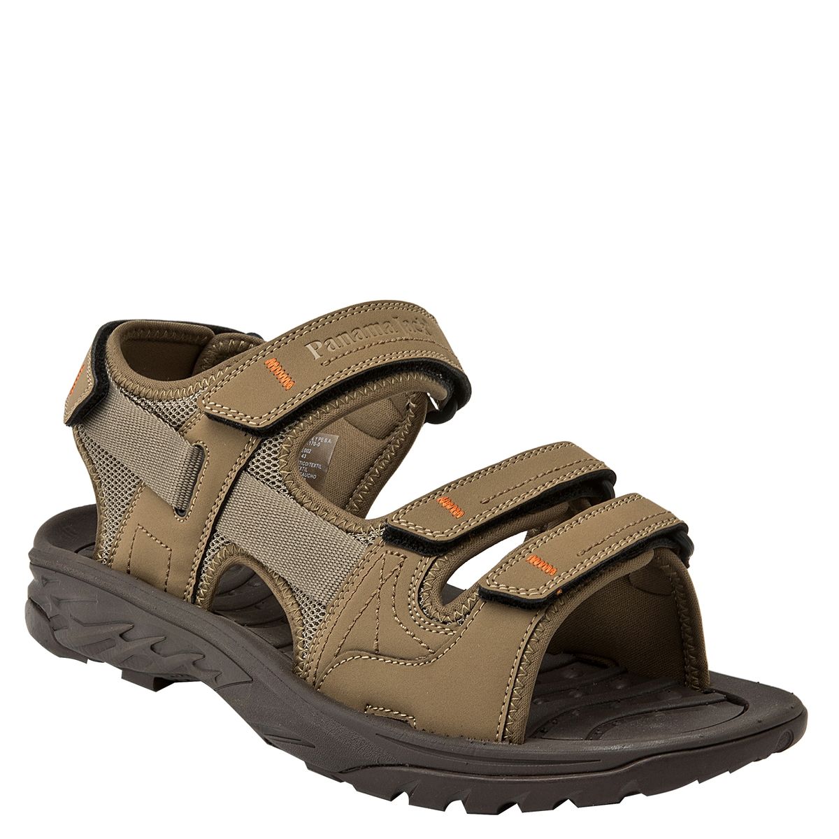 PANAMA JACK - Sandalia Hombre Cuero Café Panama Jack