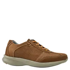 16 HRS - Zapatilla Urbana Hombre Cuero Café