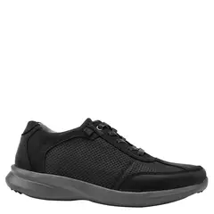 16 HRS - Zapatilla Urbana Hombre Cuero Negro