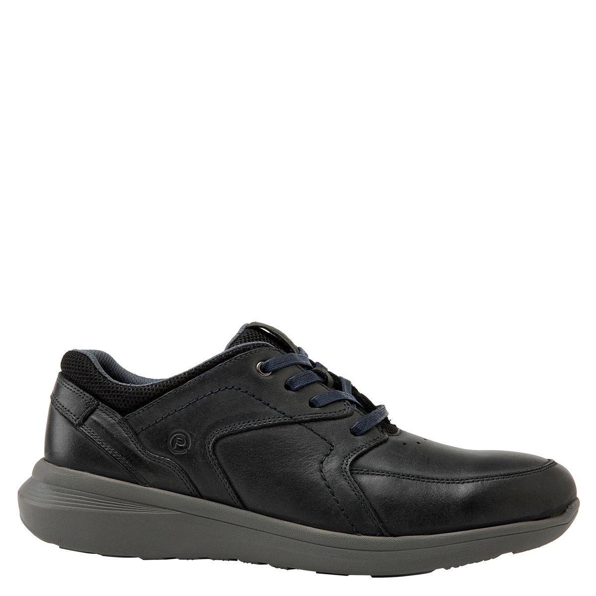 PLUMA - Li001 Zapatilla Urbana Hombre Cuero Azul Pluma