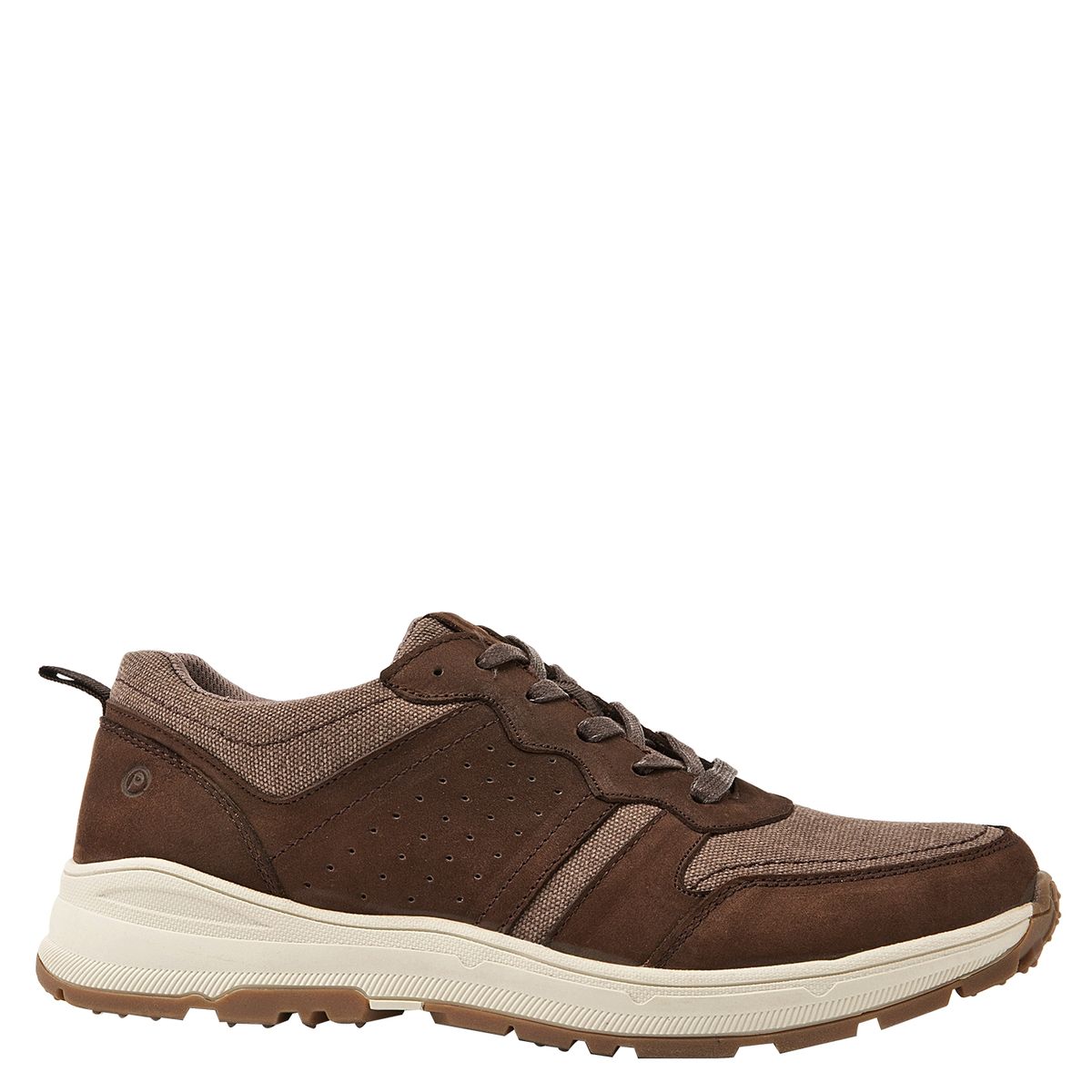 PLUMA - Li006 Zapatilla Urbana Hombre Cuero Café Pluma