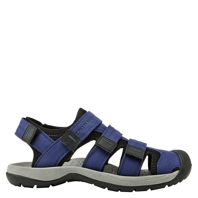 PLUMA - Sandalia Hombre Azul Pluma