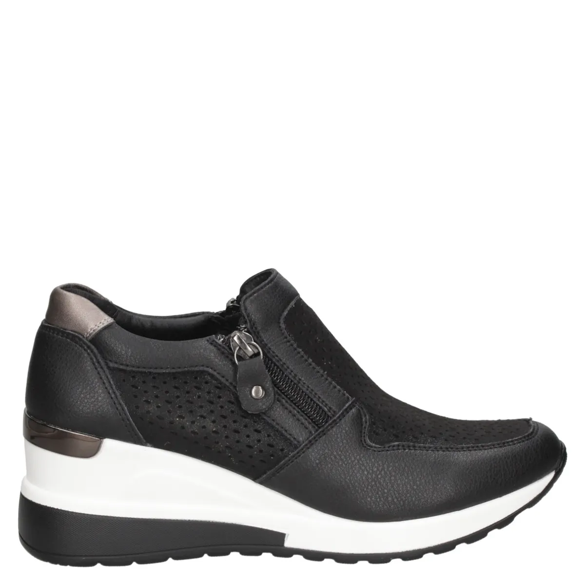 BRUNO ROSSI - Zapatilla Urbana Mujer Negro Bruno Rossi