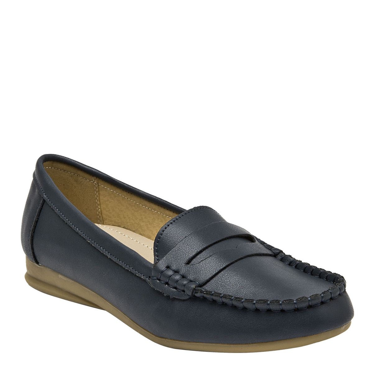BRUNO ROSSI - Zapato Casual Mujer Cuero Azul Bruno Rossi