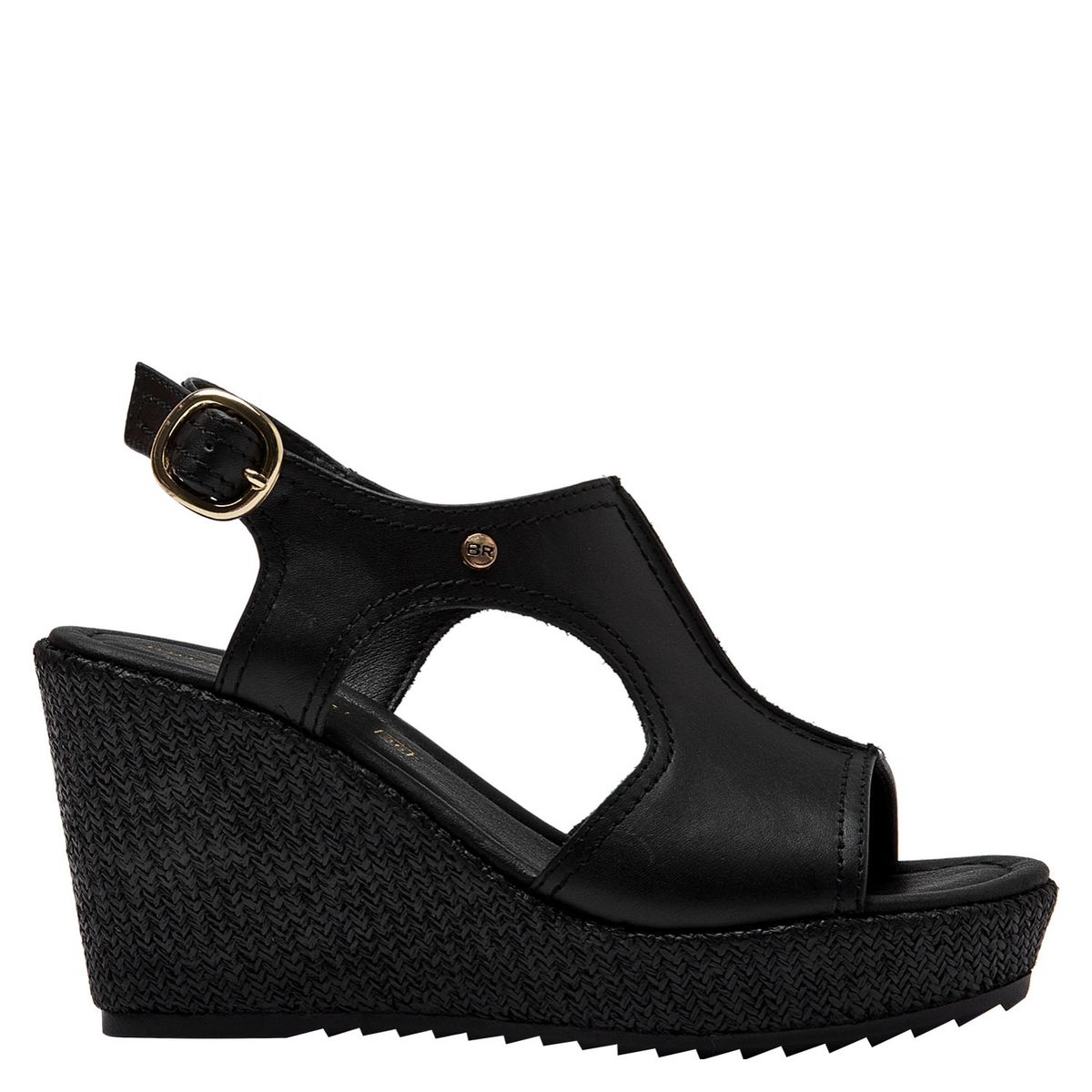 BRUNO ROSSI - Sandalia Mujer Negro Bruno Rossi